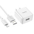 Hoco C106A Leisure Single Port Charger (With Type IP Cable) (IP-EW) (10.5W)